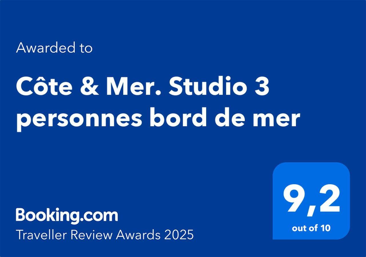 Cote & Mer. Studio 3 Personnes Bord De Mer 상가트 외부 사진